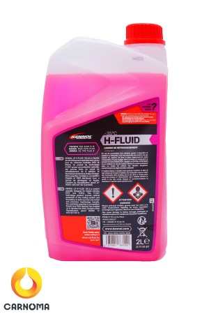 ضدیخ/کولانت صورتی H-FLUID کنول حجم 2 لیتر