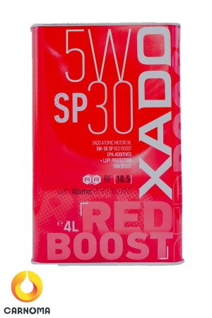 روغن موتور زادو 5w-30 Red Boost حجم چهار ليتر