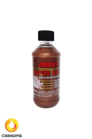 محلول نشت گیر رادیاتور خودرو آبرو مدل SUPER SEAL حجم 300 میلی لیتر