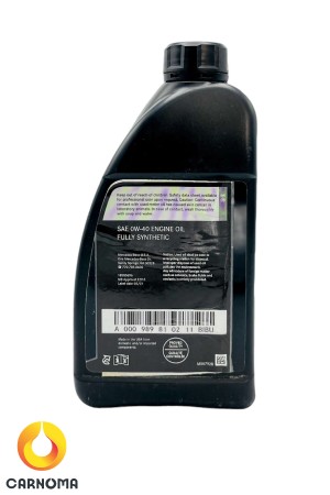 روغن موتور مرسدس بنز مدل 229.5 0W-40 حجم یک لیتر