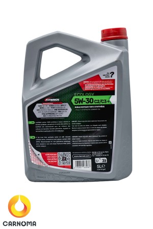 روغن موتور کنول 5w-30 C2 C3+ ECOLOGY حجم 5 لیتر