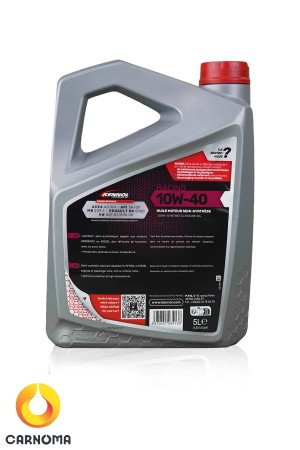 روغن موتور کنول 10w-40 RACING حجم 5 لیتر