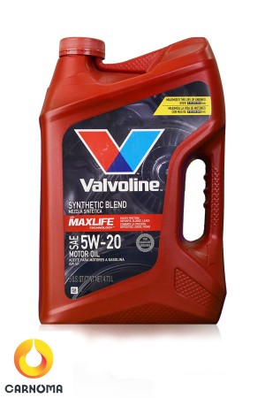 روغن موتور ولولین 5w-20 Max Life حجم 4.7 لیتر