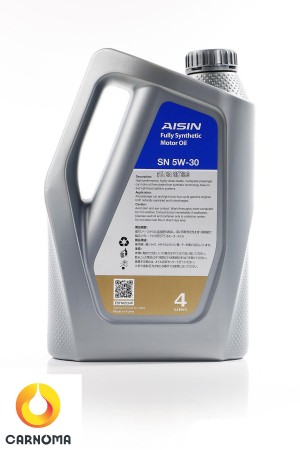 روغن موتور آیسین 5W-30 حجم چهار لیتر ( طرح جدید )