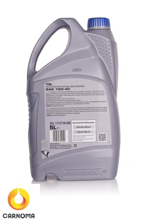 روغن موتور راونول 10w-40 TSI حجم پنج لیتر