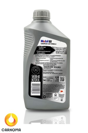 روغن موتور موبیل وان 0w-40  Advanced حجم 946 میلی لیتر