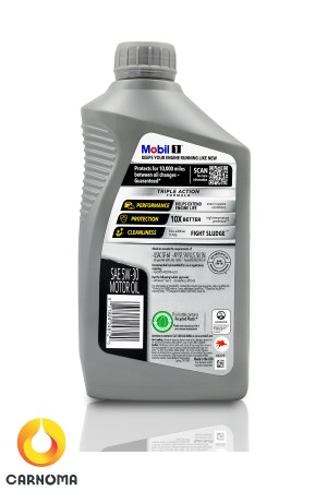 روغن موتور موبیل وان  5w-30 Triple Action  حجم 1 لیتر