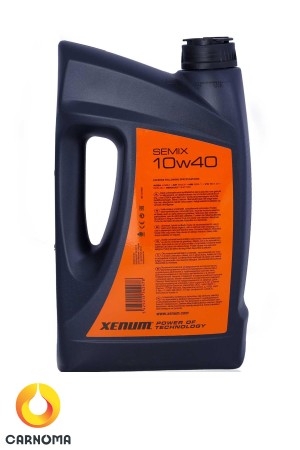 روغن موتور زنوم 10W-40 SEMIX حجم چهار لیتر