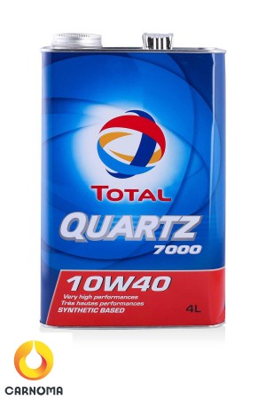 روغن موتور توتال 10w-40 حجم چهار لیتر (فلزی)