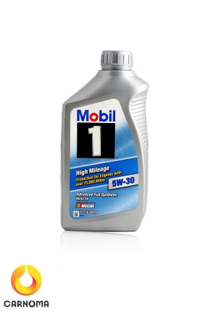 روغن موتور موبیل وان 5w-30 High Mileage حجم 946 میلی لیتر
