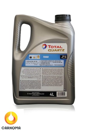 توتال 10w-40 حجم چهارلیتر (جدید)