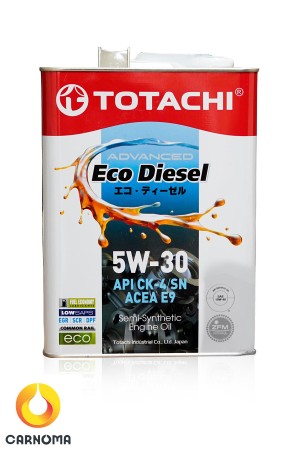 روغن موتور توتاچی 5w-30 دیزل حجم چهار لیتر (جدید)