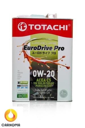 روغن موتور توتاچی 0w-20 Euro Drive حجم چهار لیتر
