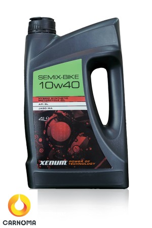 روغن موتور زنوم 10W-40 SEMIX-BIKE حجم چهار لیتر