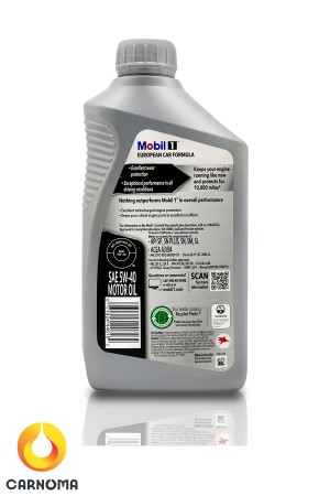 روغن موتور موبیل وان  5w-40 European