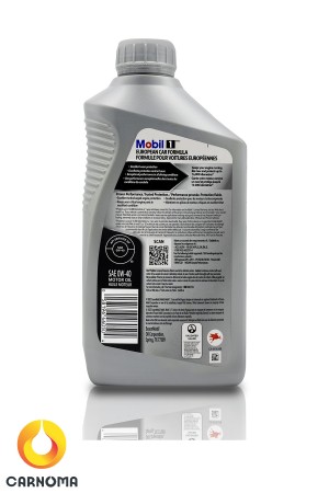روغن موتور موبیل وان 0w-40 European حجم 946 میلی لیتر