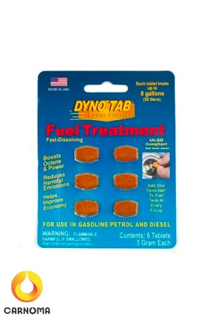 قرص مکمل سوخت آبی 6 عددی   Fuel Treatment داینوتب