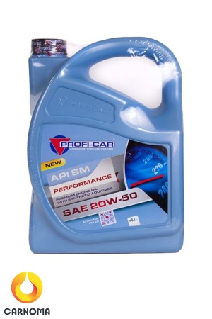 روغن موتور پروفیکار 20w-50 کیفیت SM حجم 4 لیتر