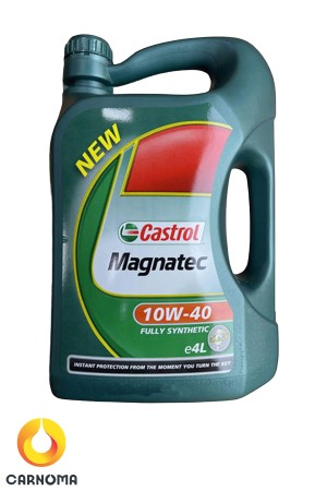 روغن موتور تمام سنتتیک کاسترول مدل مگناتک 10W-40 حجم 4 لیتر