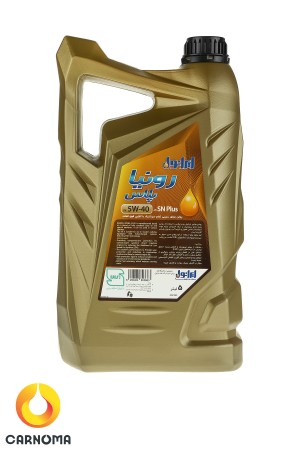 روغن موتور ایرانول رونیا  5w-40 کیفیت +SN حجم 5 لیتر