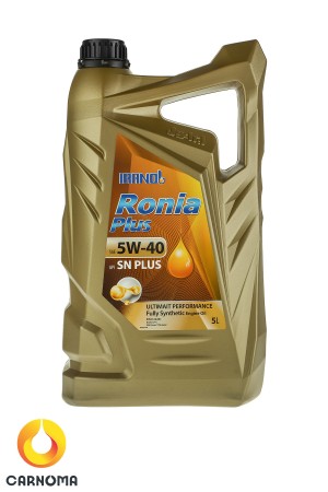 روغن موتور ایرانول رونیا  5w-40 کیفیت +SN حجم 5 لیتر