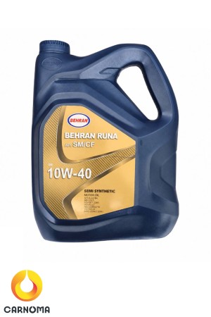روغن موتور بهران رانا 10w-40 کیفیت SM/CF حجم 4 لیتر