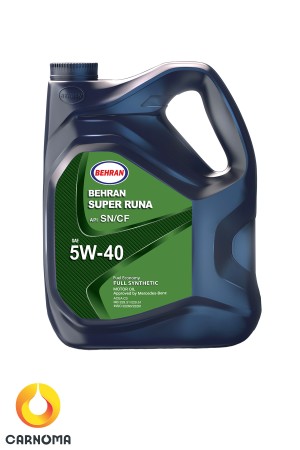 روغن موتور بهران سوپر رانا 5w-40 کیفیت SN حجم 4 لیتر