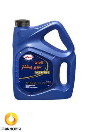 روغن موتور بهران سوپر پیشتاز 10w-40 کیفیت SL حجم 4 لیتر