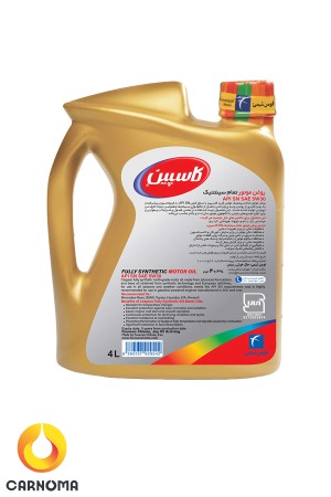 روغن موتور کاسپین 5w-30 کیفیت SN حجم 4 لیتر