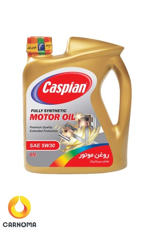 روغن موتور کاسپین 5w-30 کیفیت SN حجم 4 لیتر