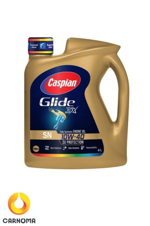 روغن موتور کاسپین Glide 10w-40 کیفیت SN حجم 4 لیتر