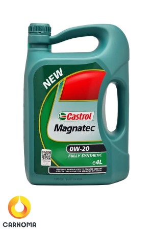 روغن موتور تمام سنتتیک کاسترول مدل مگناتک 0W-20 حجم 4 لیتر