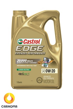 روغن موتور کاسترول 0w-20 EDGE  طلایی حجم 4.7 لیتر