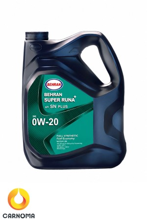 روغن موتور بهران سوپر رانا 0w-20 کیفیت +SN حجم 4 لیتر