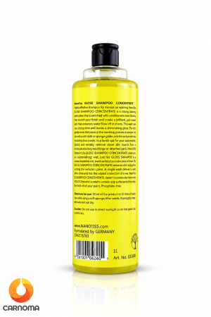 شامپو براق کننده بدنه خودرو نانوتیس مدل Gloss Shampoo حجم 1 لیتر