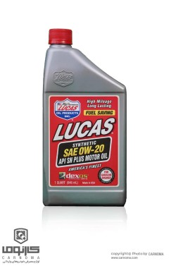 روغن موتور لوکاس 0w-20 حجم 946 میلی لیتر