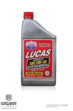 روغن موتور لوکاس 5w-40 حجم 946 میلی لیتر
