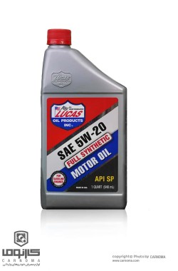 روغن موتور لوکاس 5w-20 حجم 946 میلی لیتر