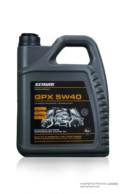روغن موتور زنوم 5W-40 GPX حجم پنج لیتر