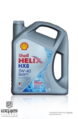 روغن موتور شل هلیکس 5w-40 HX8 حجم چهار لیتر
