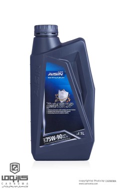 روغن گیربکس آیسین 75w-90 حجم یک لیتر