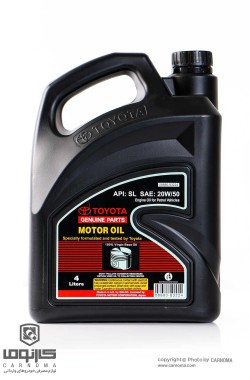 روغن موتور تویوتا 20w-50 حجم چهار لیتر