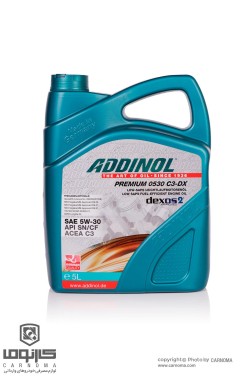 روغن موتور ادینول 5W-30 حجم پنج لیتر