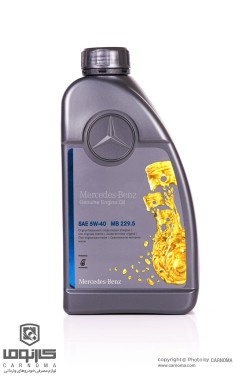 روغن موتور مرسدس بنز مدل 229.5 5W-40 حجم یک لیتر (طرح جدید)