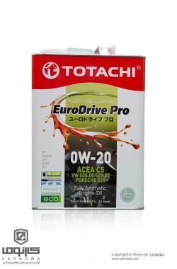 روغن موتور توتاچی 0w-20 Euro Drive حجم چهار لیتر