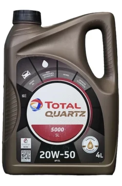 روغن موتور توتال 20w-50 حجم چهارلیتر
