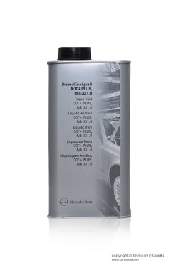 روغن ترمز مرسدس بنز DOT4 حجم یک لیتر (طرح جدید)