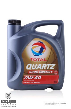 روغن موتور توتال 0w-40 حجم پنج لیتر