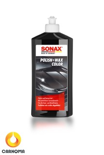 پولیش و واکس رنگ مشکی سوناکس حجم 500 میلی لیتر(Polish + Wax Color )