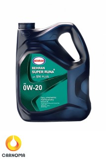 روغن موتور بهران سوپر رانا 0w-20 کیفیت +SN حجم 4 لیتر